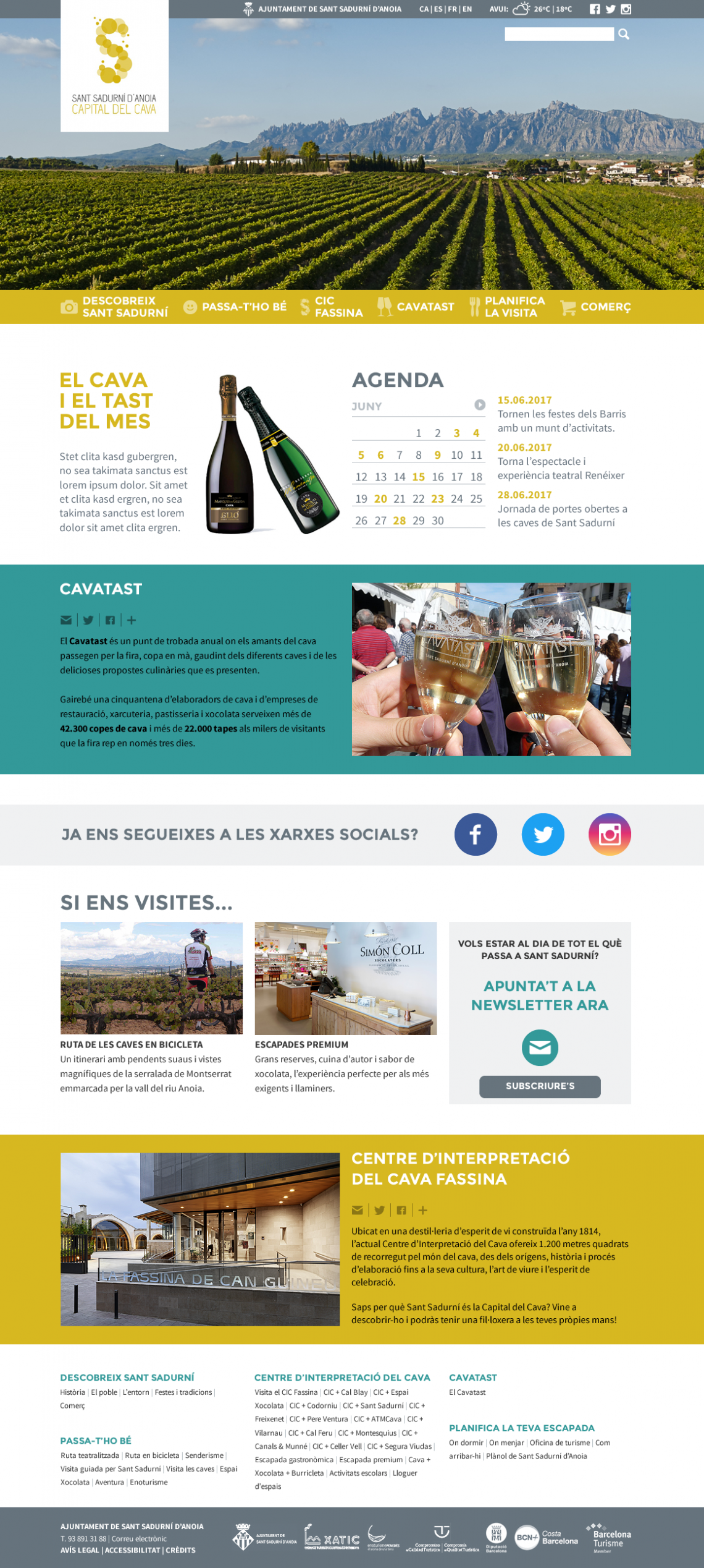 Portada Turisme Sant Sadurní d'Anoia