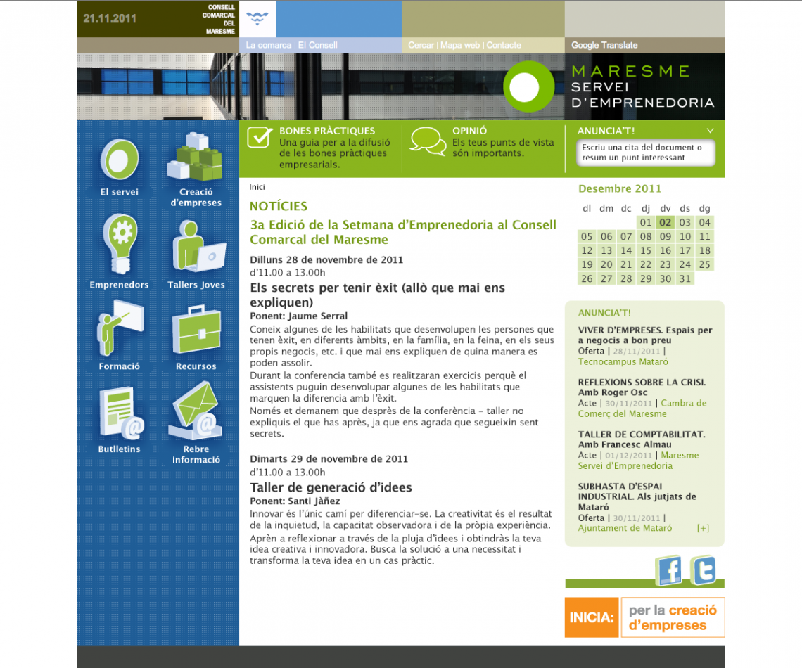Maresme servei d'emprenedoria