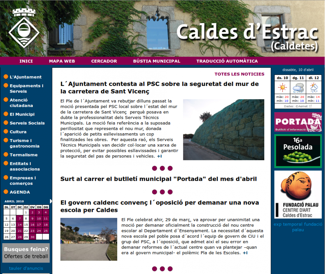 Ajuntament de Caldes d'Estrac