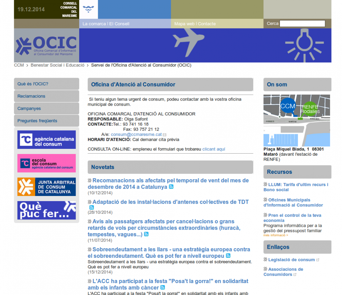 OCIC. Consell Comarcal del Maresme