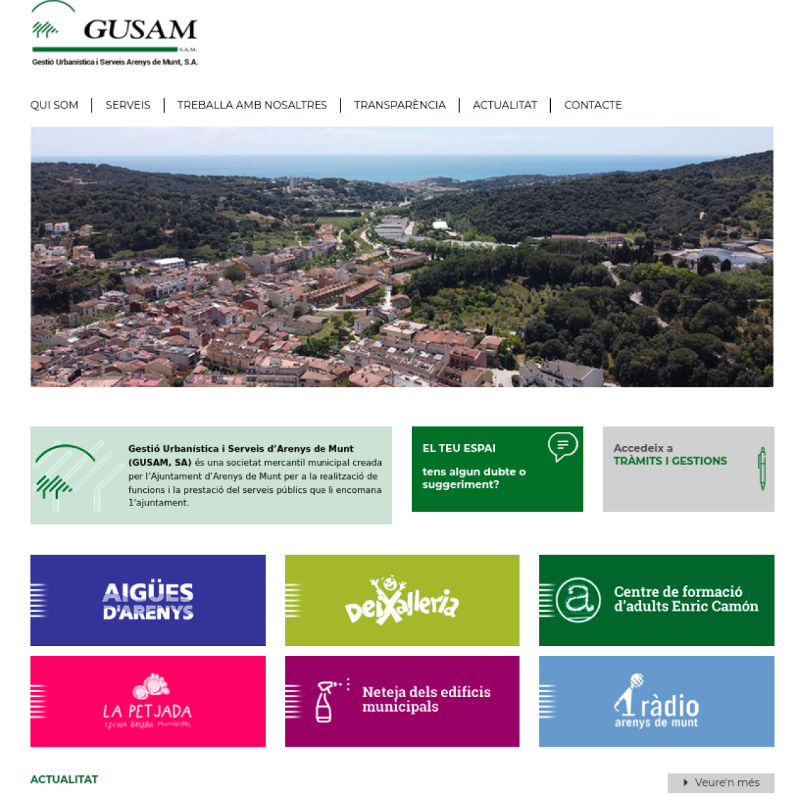 Gusam portada web